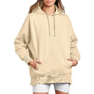 送料無料ANRABESS Oversized Hoodies for Women 2023 Fleece Casual Hooded Drop Shoulder Baggy Drawstring Sport Sweatshirt for Teen Girls Long Sle並行輸入｜rgt-on-line