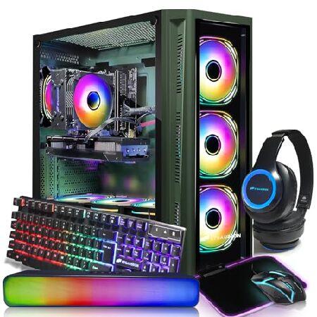 送料無料STGAubron Gaming Desktop PC,AMD Ryzen 7 5700X ...