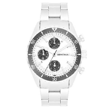 送料無料Armitron Men&apos;s Analog Chronograph Stainless St...