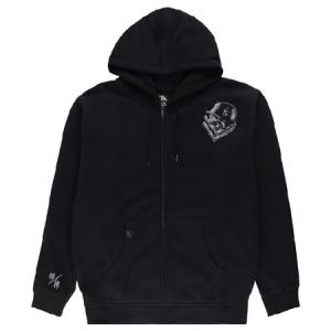 送料無料Metal Mulisha Men&apos;s Solid Sherpa Zip Hoodie, B...