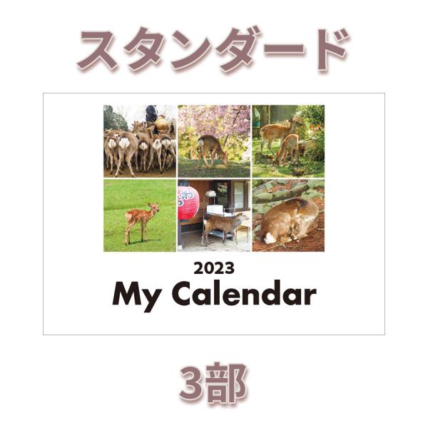 2023年 オリジナルカレンダー（スタンダード） 2ヶ月表記タイプ　A4サイズ 3冊