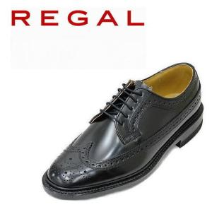 リーガル 靴 メンズ ビジネス REGAL ウイングチップ 2589N 黒EE 本革紳士靴｜rhythm-shoes