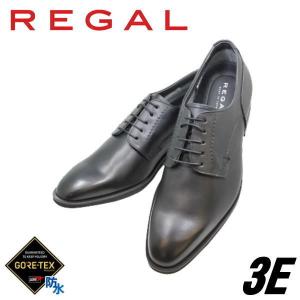 REGAL(リーガル)GORE-TEX（ゴアテックス）プレーントゥー 34HR BB 黒 革靴 メン...