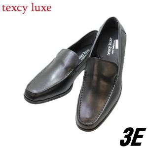 ビジネススニーカー メンズ アシックス商事 テクシーリュクス TU7015 黒 TEXCY-LUXE｜rhythm-shoes