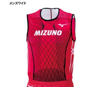 ミズノカスタムオーダー受注生産 デザインプリントプラス　レーシングシャツ（メンズ）肩部分シルエットワ...
