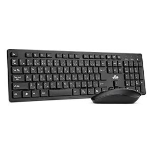 Rii セット フルキーボード ワイヤレスキーボード 無線2.4G