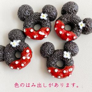 [1個]水玉ドーナツ アクリル貼付けパーツ う...の詳細画像3