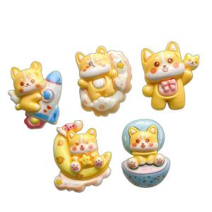 アクリル貼付けパーツ デコパーツ シバ犬 デコ...の詳細画像2