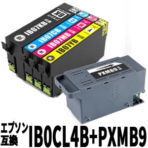 EPSON PX-M6010F プリンター 純正インクIB07CL4A 3色付き エプソン（EPSON） 純正インク IB07 インクカートリッジ 4色セット