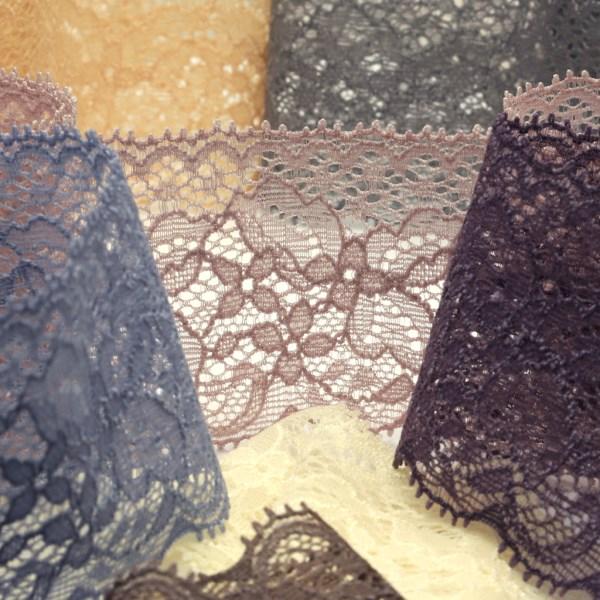 SIC ストレッチトリミングレース 約55mm 1メートル 服飾 手芸 SHINDO