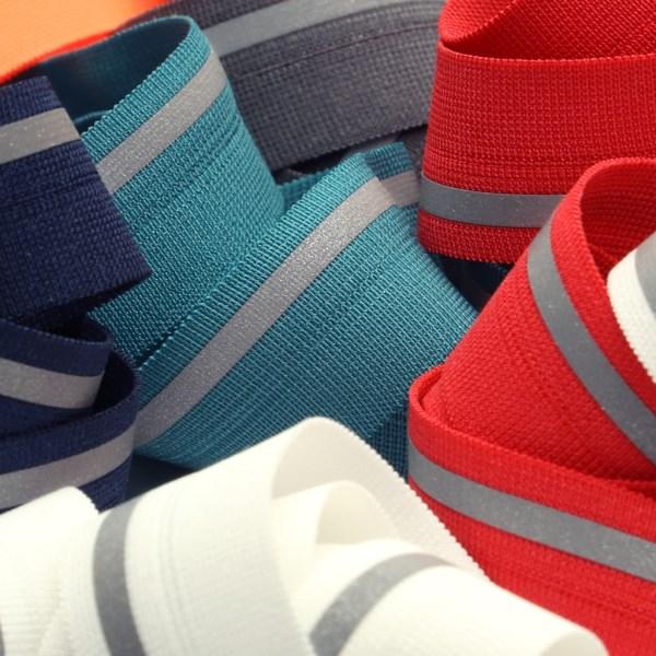 SIC 再帰反射ニットストレッチバインダー 9x9mm 1メートル 服飾 手芸 SHINDO