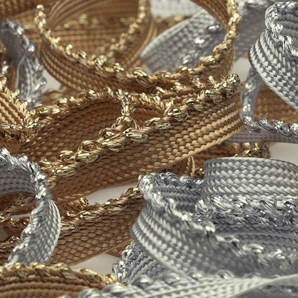 SIC メタリックパイピング 約6mm 1メートル 服飾 手芸 SHINDO