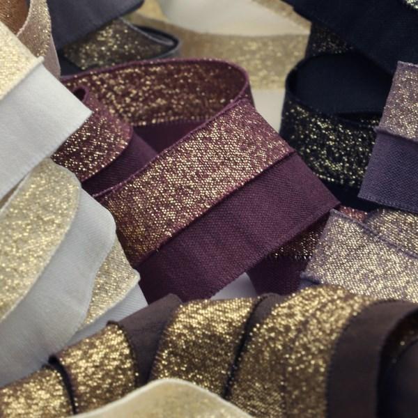 SIC メタリックストレッチバインダー（ゴールド） 7x7mm 50メートル巻 服飾 手芸 SHIN...