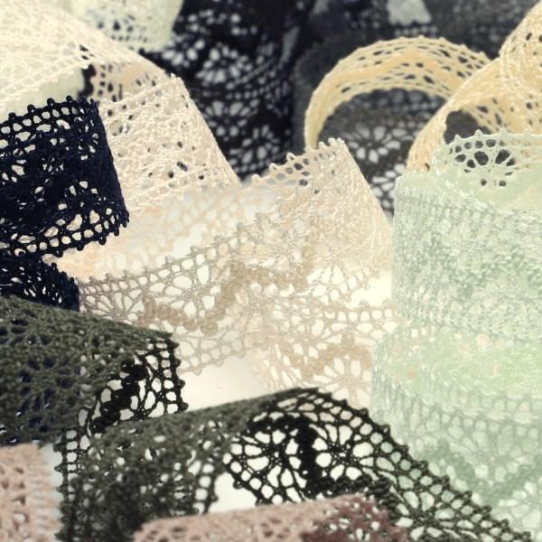 SIC トーションレース 約15mm 30メートル巻 服飾 手芸 SHINDO