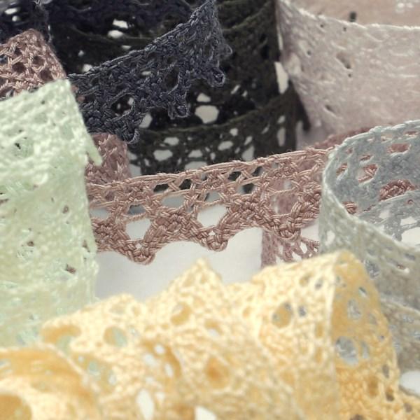 SIC トーションレース 約8mm 30メートル巻 服飾 手芸 SHINDO