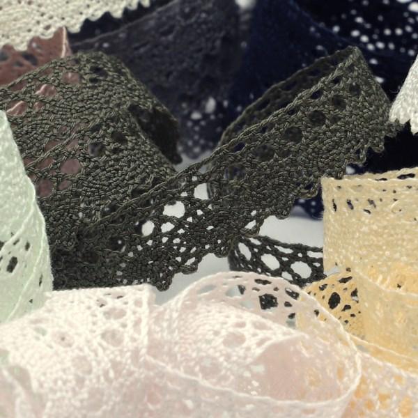 SIC トーションレース 約11mm 30メートル巻 服飾 手芸 SHINDO