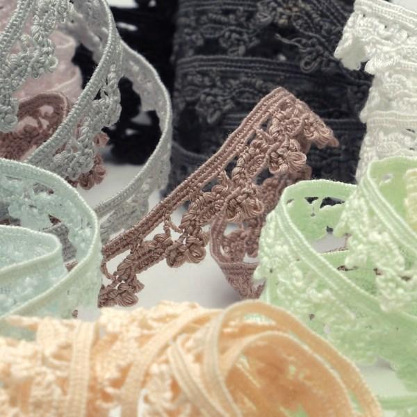 SIC ストレッチトーションレース 約9mm 30メートル巻 服飾 手芸 SHINDO