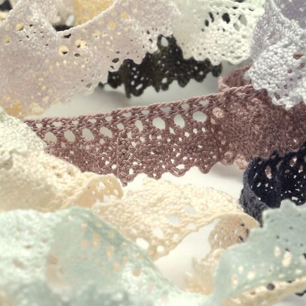 SIC ストレッチトーションレース 約11mm 30メートル巻 服飾 手芸 SHINDO