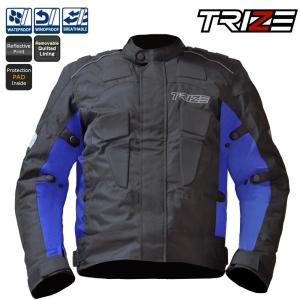 バイク ジャケット JC03 防風 防水 TRIZE ライダー バイク用 パッド内蔵 ジャンパー ジャンバー ライナー付