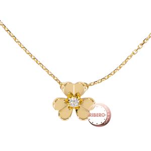 Van Cleef & Arpels ヴァンクリーフ＆アーペル フリヴォル ペンダント ミニモデル VCARP0J100 ネックレス ゴールド｜ribero