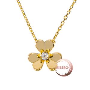 Van Cleef & Arpels ヴァンクリーフ＆アーペル フリヴォル ペンダント ミニモデル VCARP0J100 ネックレス フラワー｜ribero