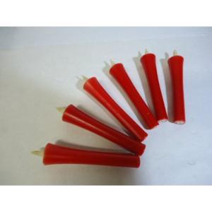 和ろうそく 型和蝋燭 ローソク 朱 2号 イカリタイプ 朱色