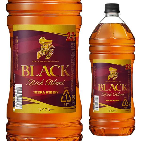 大容量 ブラックニッカ リッチブレンド 2700ml 2.7L 箱なし ウイスキー ウィスキー ニッ...