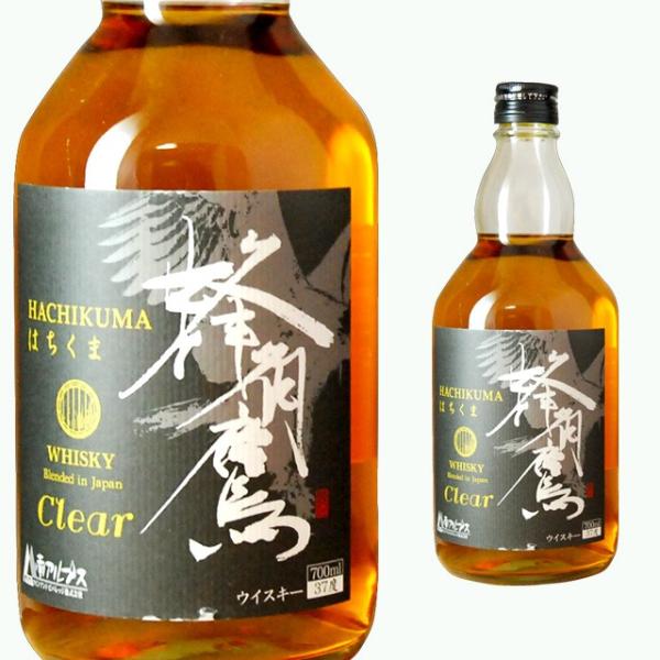 蜂角鷹 はちくま クリア 37度 700ml 箱なし ギフト プレゼント 内祝い ウイスキー ウィス...