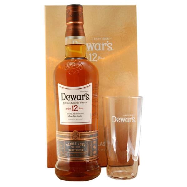 グラス付 デュワーズ 12年 40度 700ml スコッチ ウイスキー ブレンデッド 限定品