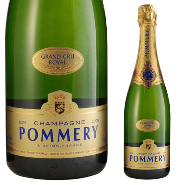 ポメリー ミレジメ グランクリュ ロワイヤル 2008年 750ml シャンパン 箱なし ブリュット...