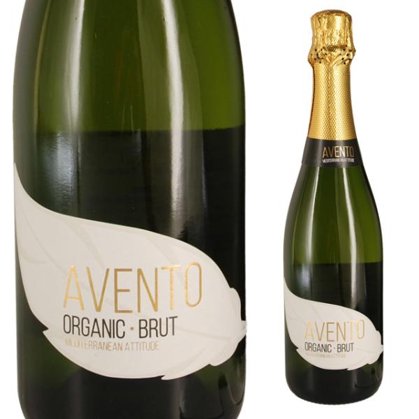 アヴェント オーガニック ブリュット 750ml 箱なし スペイン スパークリングワイン 辛口