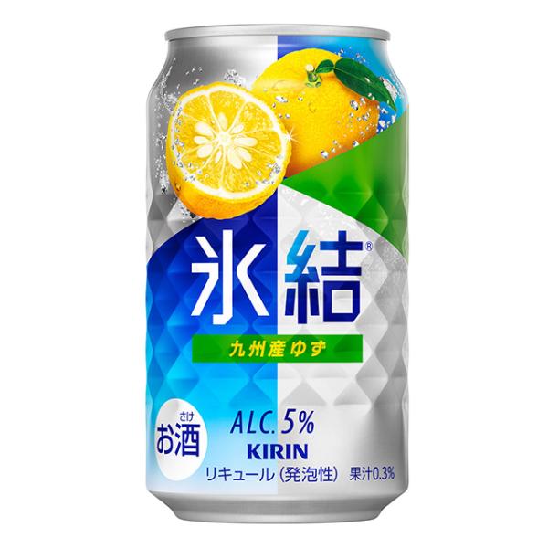 ケース キリン 氷結 九州産ゆず 5度 350ml×24本 チューハイ 缶