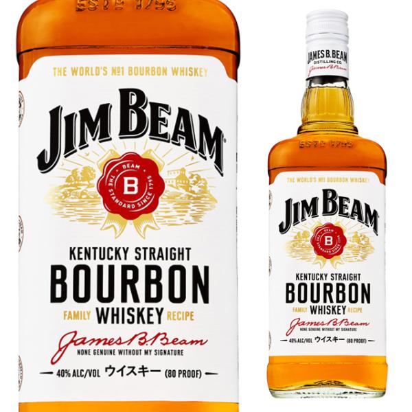 大容量 ジムビーム 40度 1000ml 1L 箱なし ウィスキー バーボン バーボンウイスキー ギ...