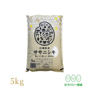 新米 ササニシキ 宮城県産 米 5kg×1袋 お米 5kg ...