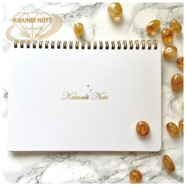 金運アップ 願い 叶う  開運日ノート＜最強金運/白＞〜願いを叶えるノート〜