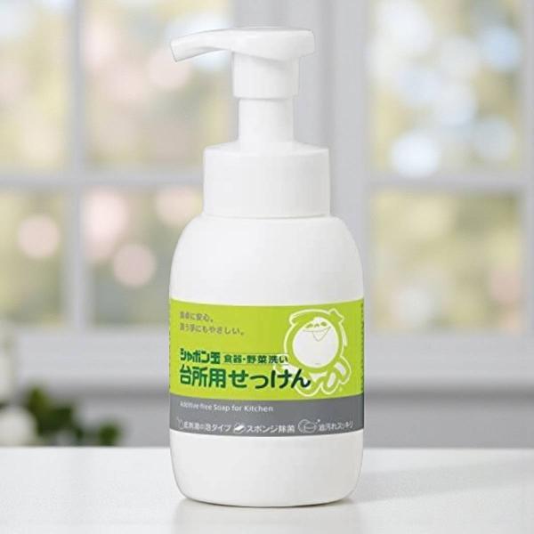 シャボン玉石けん 台所用せっけん 泡タイプ 300ml 無添加 食器用洗剤 手肌にやさしい 敏感肌 ...