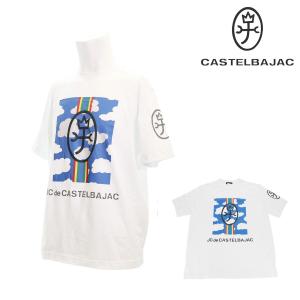 カステルバジャック 半袖Tシャツ S M L メンズ 21470-301 CASTELBAJAC 丸首 スポーツ ロゴ 春夏モデル｜richard