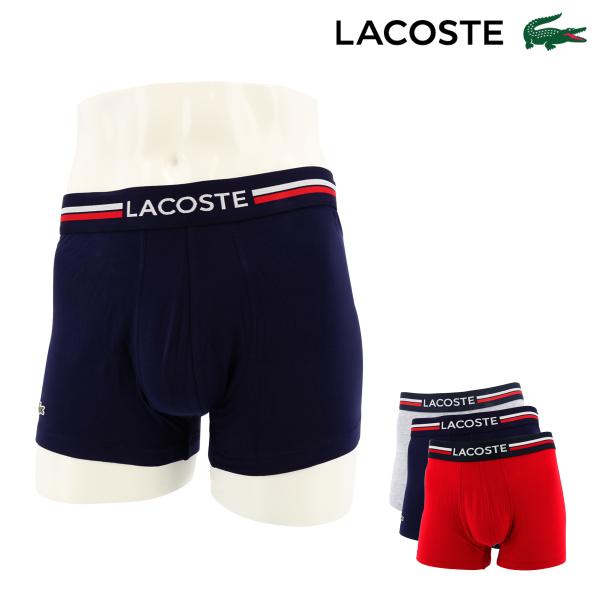 ラコステ ボクサーパンツ 3パック Underwear メンズ 5H3386L LACOSTE | ...