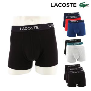 ラコステ ボクサーパンツ 3パック Underwear メンズ 5H3389L LACOSTE | インナー アンダーウェア 下着 コットン｜richard