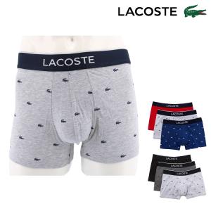 ラコステ ボクサーパンツ 3パック Underwear メンズ 5H3411L LACOSTE | インナー アンダーウェア 下着 コットン｜richard