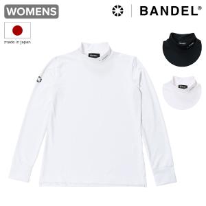 バンデル ゴルフ Tシャツ 長袖 ハイネック モックネック ロングスリーブ ロンT レディース ベーシック BGI-WBLSM 日本製 BANDEL | 吸汗速乾 UVカット｜richard