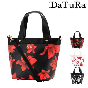 ダチュラ トートバッグ ミニ カサブランカ レディース dtr-9711 DaTuRa ファスナー付き 花柄｜richard