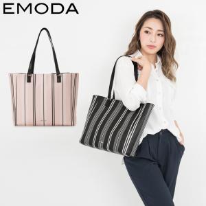 エモダ EMODA トートバッグ EM-9247 ストライプ...