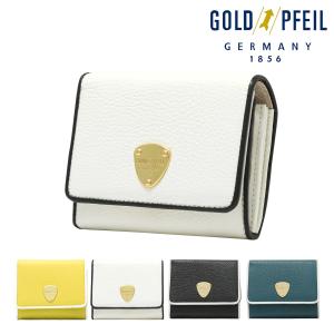 ゴールドファイル 財布 二つ折り 本革 レディース GP57213 ラインズ GOLD PFEIL 二つ折り財布 レザー 牛革｜richard