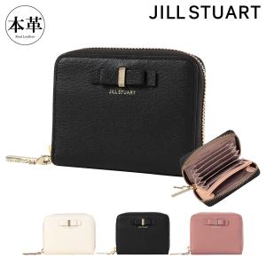 ジルスチュアート 財布 ミニ財布 蛇腹 ラウンドファスナー レディース 本革 ミスティ JSLW4CE2 JILL STUART じゃばら 小さい コンパクト リボン 牛革の商品画像