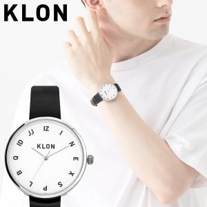 KLON 腕時計 レディース メンズ クローン おしゃれ 時計 ブランド アナログ ギフト プレゼント MOCK NUMBER [38/W-FACE/B-BELT]｜richard