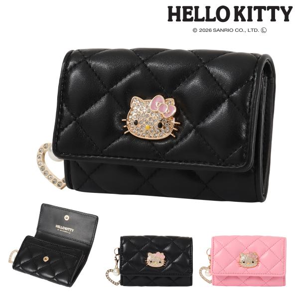 ハローキティ 名刺入れ キルティング レディース KT-W5273 HELLO KITTY ラインス...