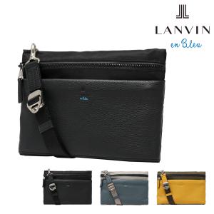 ランバンオンブルー ショルダーバッグ メンズ レディース 531102 ポワソン LANVIN en Bleu サコッシュ ミニショルダー クラッチバッグ 横型｜richard