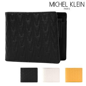 ミッシェルクラン 財布 二つ折り 本革 エムトレース MK304 メンズ MICHEL KLEIN 二つ折り財布 牛革 レザー｜richard