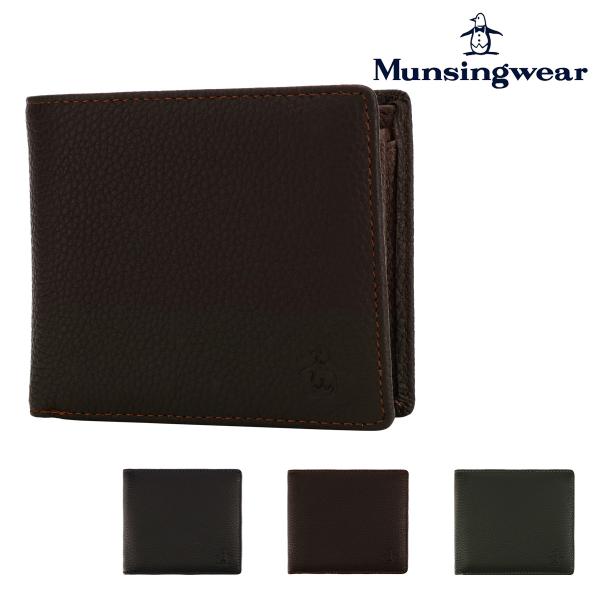 マンシングウェア 二つ折り財布 本革 フォース MU1060123 Munsingwear | 鹿革...